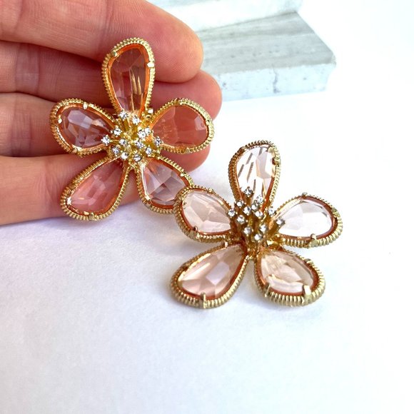 NEW~ Anthropologie Floral Tapestry Post Earrings - Picture 8 of 8